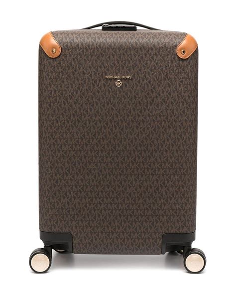 michael kors suitcase brown|Michael Kors suitcase sale.